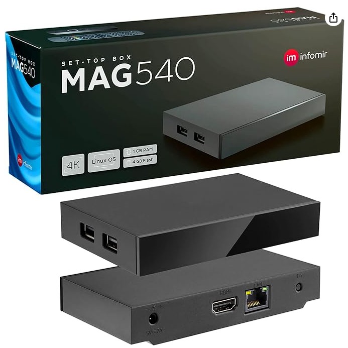 MAG 540 Original Infomir ksa4k store MAG 540 Original Infomir ksa4k store رسيفر IPTV